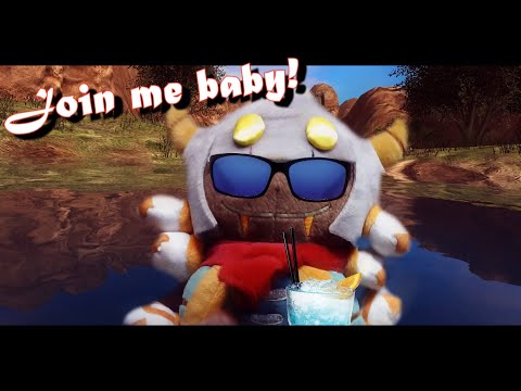 Taranza Goes for a Swim