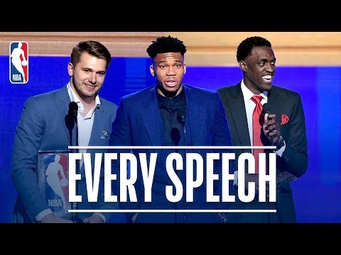 EVERY Speech From The 2019 NBA Awards! | Giannis, Doncic, Siakam and More!