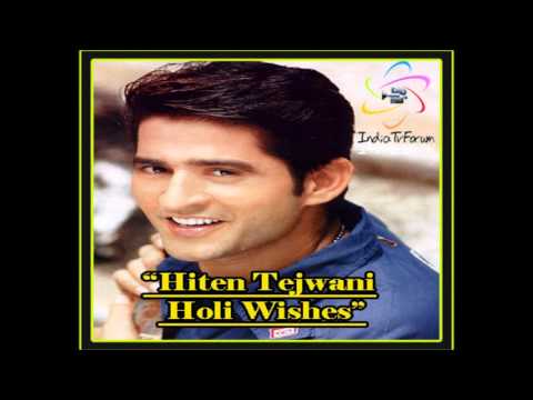 "Hiten Tejwani Holi Wishes"