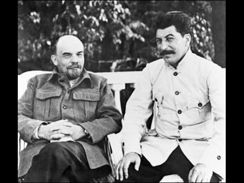 Противостояние двух гигантов Ленин и Сталин
