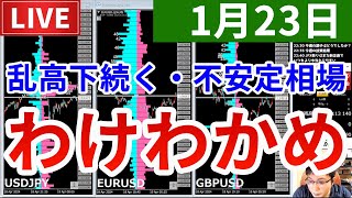 【乱高下で不安定なわけわかめ＆今週の投資結果＆衝撃の新企画パート352】2026年1月23日（金）FX実況生配信カニトレーダーチャンネル生放送1318回目