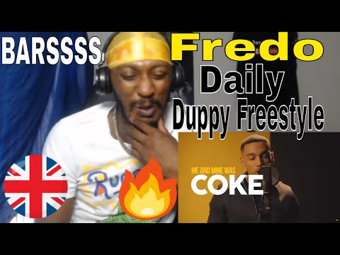 AMERICAN REACTS TO FREDO - Daily Duppy Freestyle