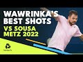 Stan Wawrinka's Best Shots vs Joao Sousa | Metz 2022