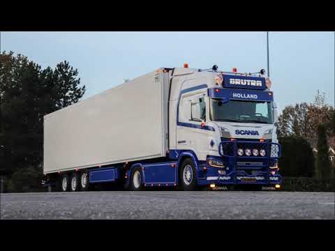 BRUTRA SCANIA R520 NextGeneration V8 LOUD open pipe sounds [ONBOARD]