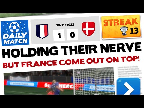 Streak - Score! Hero 2023 - France Vs. Denmark
