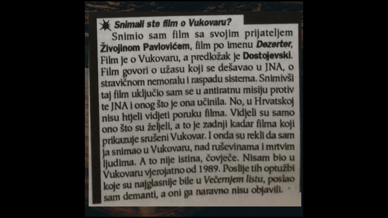 Šerbedžija od početka rata antiratni aktivist u Srbiji #povijestplus #shorts #shortsfeed