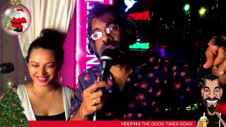 Santa Lucia (Perry Como) with Carlton Braganza at Shivers, Goa