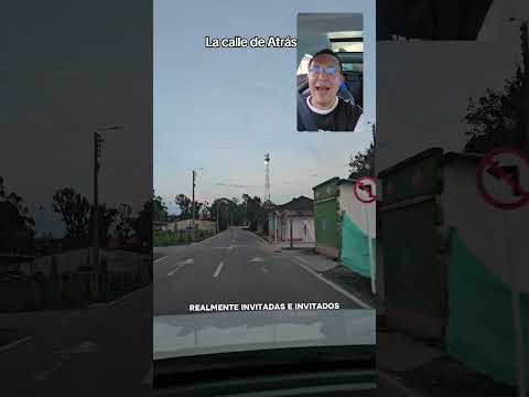 Salida de Murillo Tolima por la calle de atrás, con un mágico atardecer