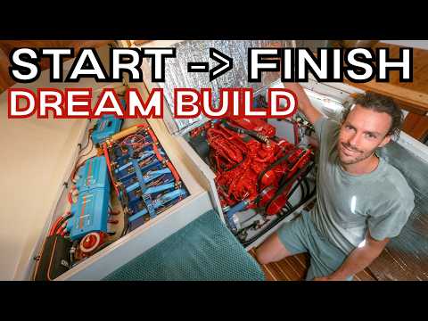 COMPLETE 12V Electrical Build on a Sailboat. START TO FINISH.