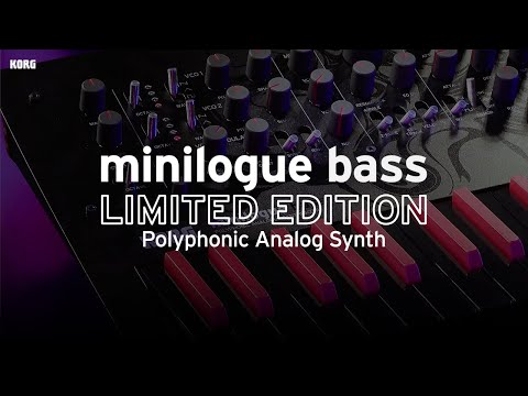 Korg Minilogue Bass Limited Edition 37-Key Polyphonic Analog Synthesizer