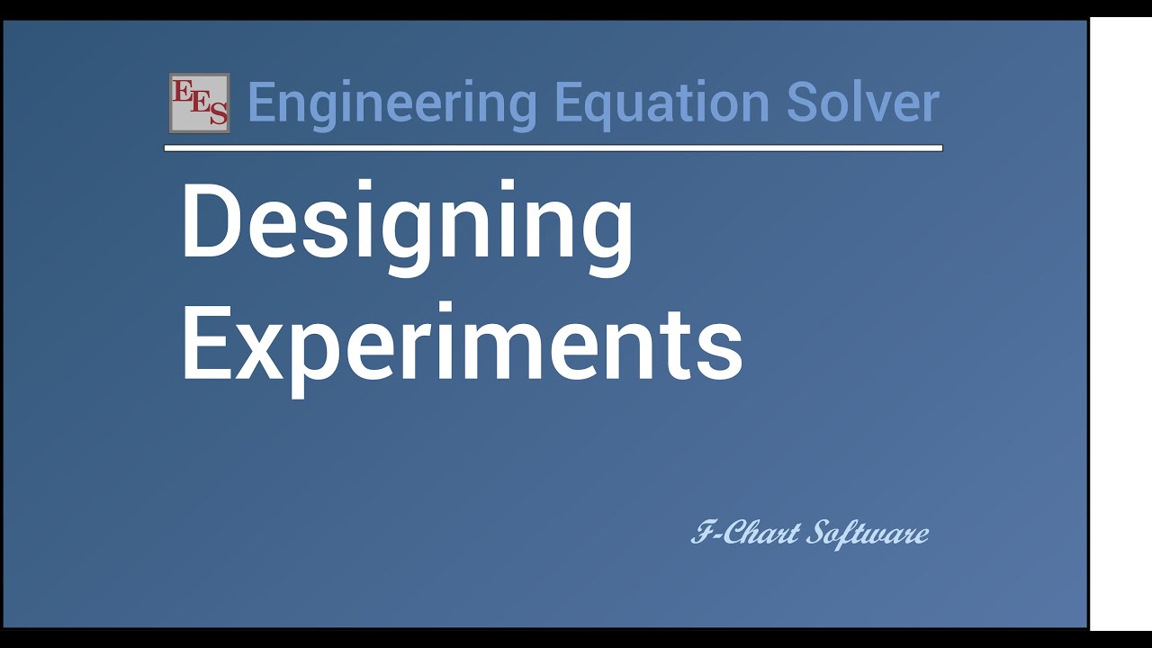 Designing Experiments