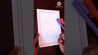 #shorts quick and easy assignment front page design/school project border design/index design