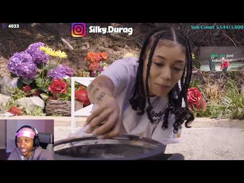 SILKY TRYNA Aii! Silky Reacts To Cooking With Coi Leray - Memorial Day Ribs & Potato Salad