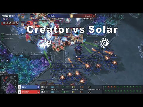 Starcraft II DreamHack Masters 2022 Atlanta Nov19 Creator(P) v Solar(Z) Game 2 MAPS- [ESL] Moondance