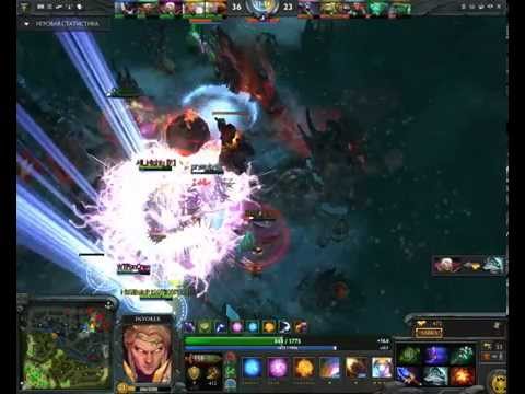 DOTA 2 - rampage on invoker