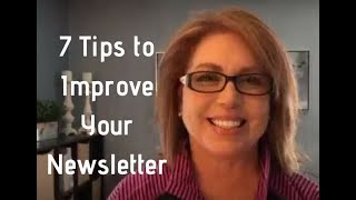 7 Tips to Improve Your Newsletter
