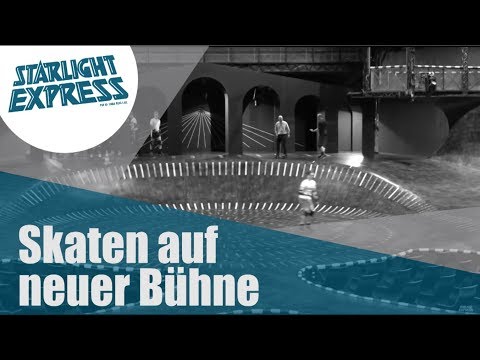 Erstes Skate-Training auf der neuen STARLIGHT EXPRESS-Bühne