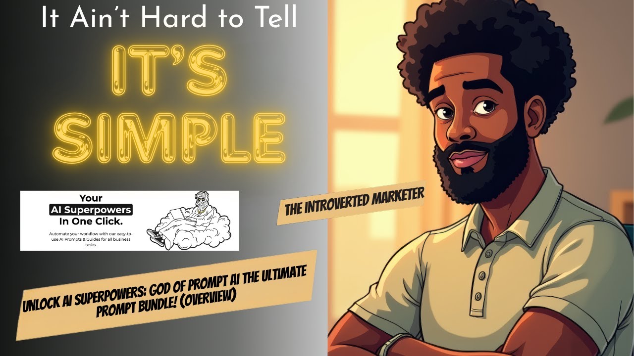 Unlock AI Superpowers: God Of Prompt AI The ULTIMATE Prompt Bundle!  (Overview)