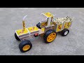 How To Make Matchbox Tractor At Home With Trolley Tractor Video Matchbox Craft