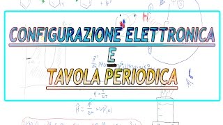Configurazione elettronica e tavola periodica