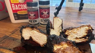 Bacon Fried Turkey Breast