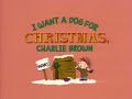 Peanuts I Want A Dog For Christmas Charlie Brown Theme Opening
