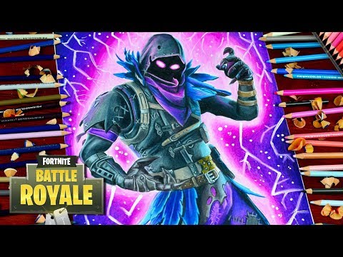 Drawing Fortnite Battle Royale Raven - New Legendary Skin - How to Draw Raven / lookfishart Video