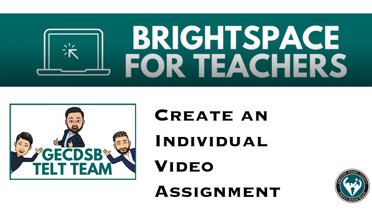 Create an Individual Video Assignment in Brightspace