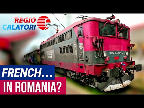 BUCHAREST to BRAŞOV on Regio Calatori: Old SNCF train in the Carpathians