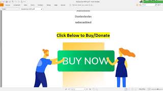 How to Add Paypal Buy Button - Donate - Payment Button to Word Doc & PDF Ebook!