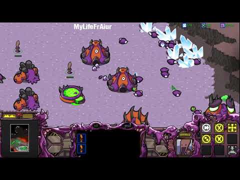Starcraft Cartooned Zerg Campaign Mission 3 with commentary
