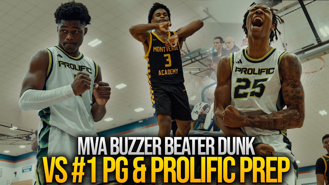 #1 PG Naz Anderson GOT GRINCHED at Chipotle Nationals? Buzzer Beater Dunk For GAME? Prolific VS MVA