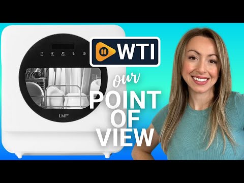 LMP Mini Dishwasher Countertop Portable Compact Dishwashers with 4.5 L Built-in Water Tank for Apartments& RVs - WTI product video review