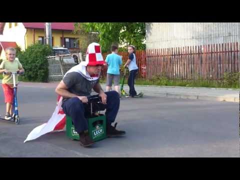 euro 2012, tak kibicują POLACY !!!!!!! piwny pojazd beer crate scooter