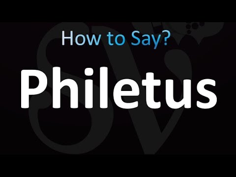 How to Pronounce Philetus (correctly!)
