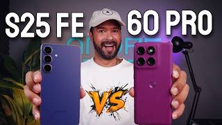 GALAXY S25 FE vs EDGE 60 PRO quem GANHA essa BATALHA?!