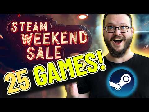 Steam Weekend Sale! 25 AMAZING Games you MUST try! 🎮🕹️👾