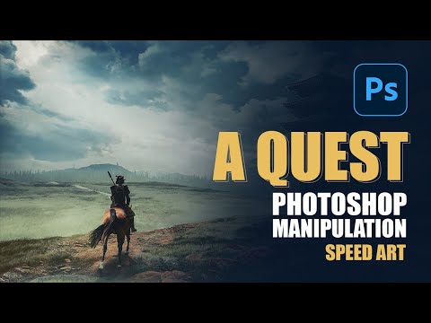 A Quest l Samurai Photoshop Manipulation - Speed Art