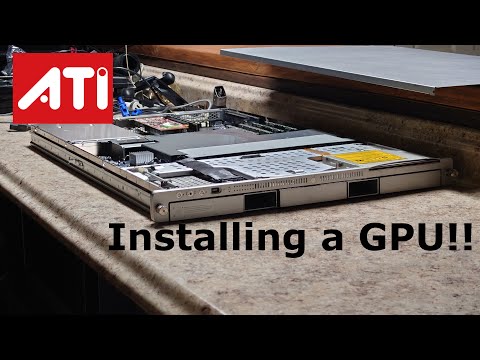 Installing a GPU (Apple Xserve Pt 2)