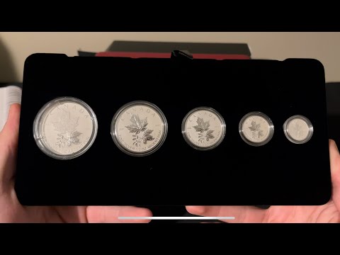 2022 Maple Leaf A Radiant Crown Silver Fractional Set - Fractional Friday Episode #11