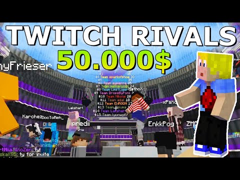$50K Minecraft Tourney w/ Spark & Twitch Rivals – INSANE!