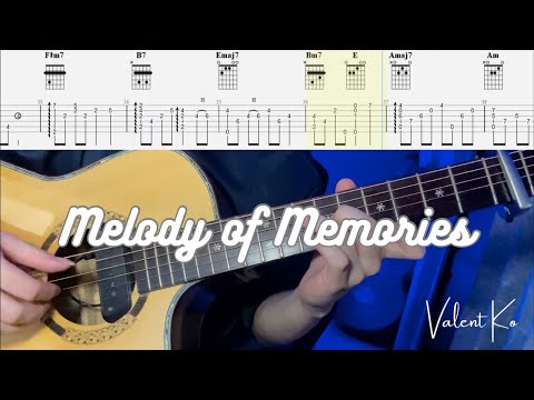 Melody Of Memories (Joelmusicbox) - Fingerstyle Guitar Tutorial + Tabs + Chords