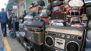 The BIGGEST Vintage Audio ELECTRONICS Market in th