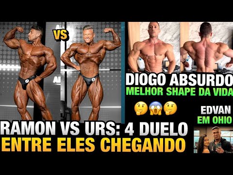 RAMON E URS FORAM COMPARADOS - DIOGO MOSTRA SHAPE ABSURDO - EDVAN EM OHIO