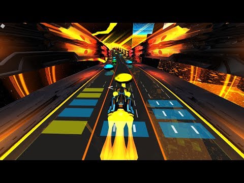 Audiosurf 2, just riding my music.
