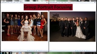 Where to Focus in Group Photos - Group Portrait Tutorial Focusing Tips