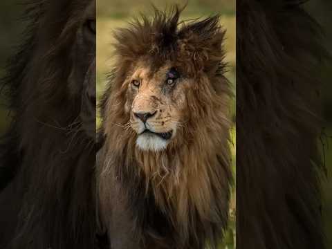 The Lion Who Defeated 400 Hyenas and a Hippo #lion #scarface #wildlife #animals