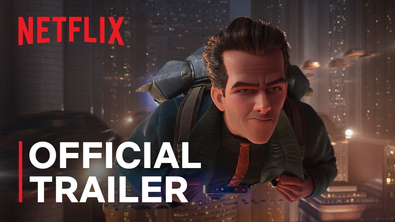 Netflix показал первый трейлер анимационного фильма Ray Gunn от режиссера Суперсемейки Кадр из официального трейлера анимационного фильма Ray Gunn