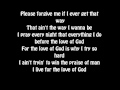Josh Turner - For The Love Of God Lyrics 