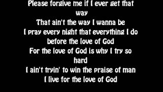 Josh Turner - For The Love Of God Lyrics